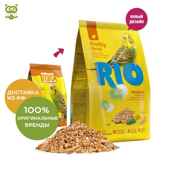 

RIO Food for wavy попугайчиков in period линьки, Злаковое assorted, 1 kg.