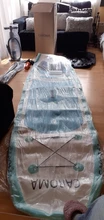 Tabla de surf portátil para adultos, 120x28x4 pulgadas, válvula antifugas, tabla de Paddle, portátil y fácil de almacenar