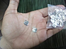 20 unids / lote encantos de pata de Color plata antigua colgante de pata de perro encantos lindos encantos de pata de gato para hacer joyas artesanía DIY