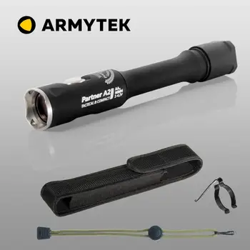

Tactical Flashlight Armytek Partner A2 Pro XP-L 850 LED Lumens Every Day Carry Torch
