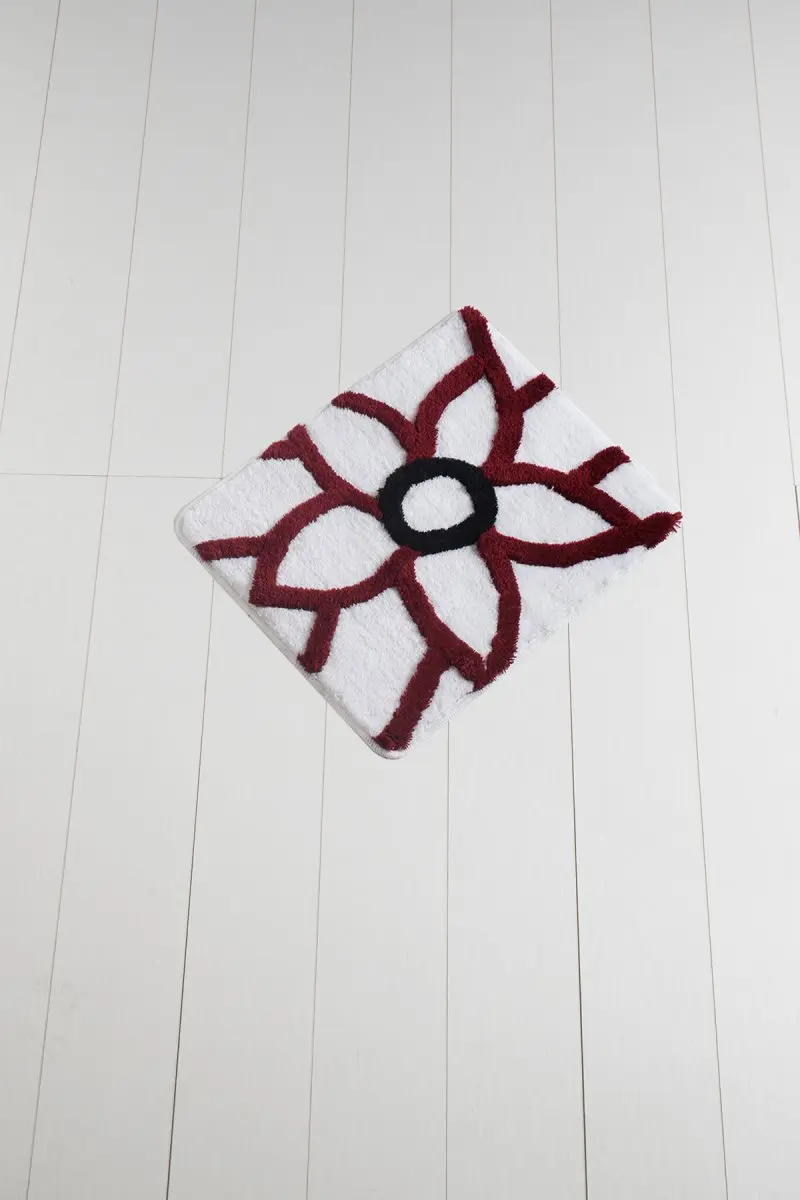 Коврик для ванной-коврики | коврик для ванной нескользящие Противоскользящие коврики натуральный красный 50X60 см