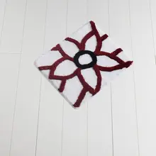 Коврик для ванной-коврики | коврик для ванной нескользящие Противоскользящие коврики натуральный красный 50X60 см