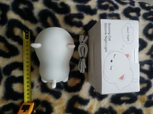 Bedside-Lamp Night-Light Touch-Sensor Remote Bedroom Baby Gift Rechargeable Silicone