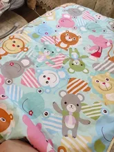 Alfombrilla de algodón impermeable para cambio de bebé, cubierta de juego de urinario, colchón para mascotas, 4 tamaños, dibujos animados