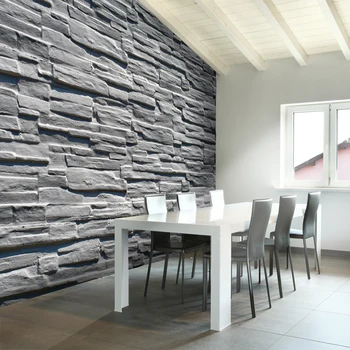 

Wall mural-gray stone wall-400x309 cm