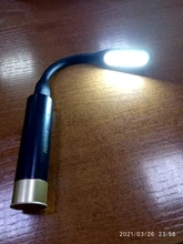 Book-Light Notebook Usb-Lamp Power-Bank LED Led-Reading Mini Portable Flexo