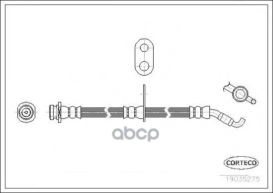 Тормозной Шланг Corteco 19035275 Corteco арт. 19035275