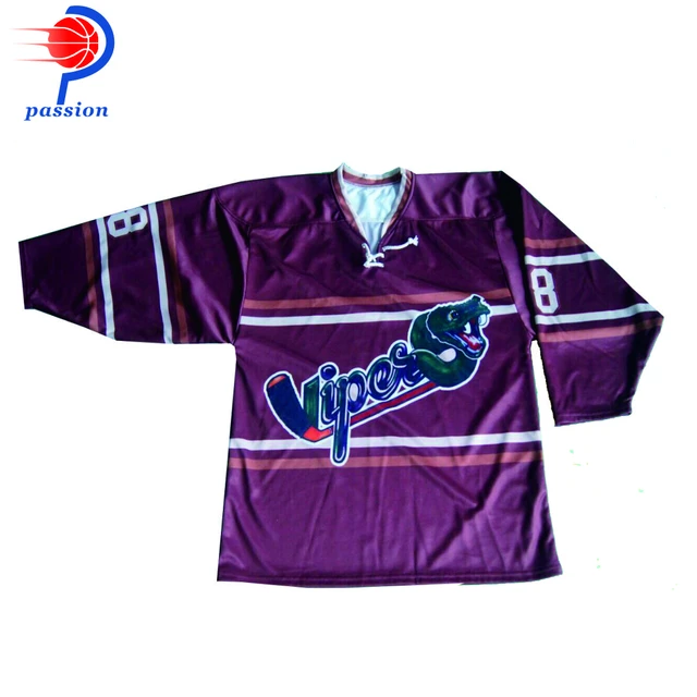 Custom sublimated reverse ice hockey jersey and socks made in Chinese  factory