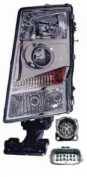 

HEADLIGHT VOLVO TRUCK FM-FH 2002 C/CONNET. OVAL RETT. Right Compatible