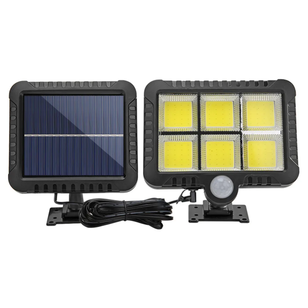 COB 56/100 Led Солнечная лампа датчик движения Водонепроницаемый Открытый Путь ночного освещения поддержка дропшиппинг