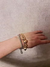 ZOSHI 3 unids/set búho de cristal pulseras de amuleto de corazón y brazaletes de aleación de oro elefante ancla colgantes pulseras de diamantes de imitación para las mujeres