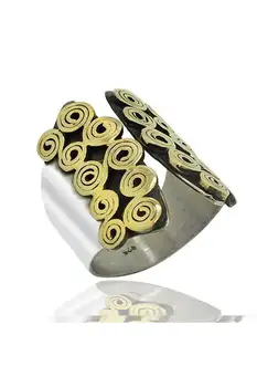 

Silver Robe Design Hand Handwork Lady Ring