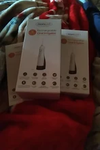 Irrigador Oral USB recargable agua Flosser portátil chorro de agua Dental 300ML tanque de agua impermeable limpiador de dientes