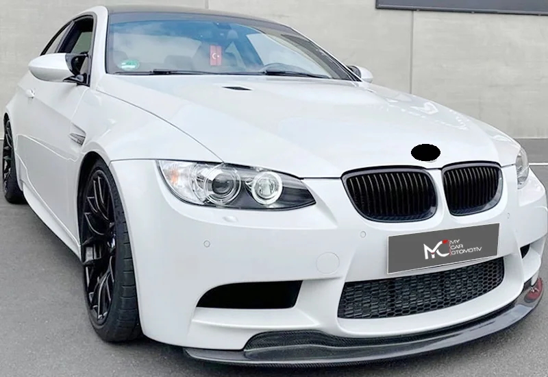 

M3 GTS V2 Стиль передний бампер сплиттер для BMW E92 2007 + лезвие для губ переднее крыло тюнинг спойлер лезвие автомобильные аксессуары