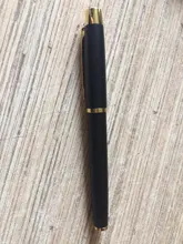 Pluma estilográfica de Metal de alta calidad, suministros de papelería para oficina y escuela, escritura, negocios, firmar, caligrafía, 1 unidad, 03923