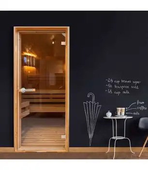 

Door mural-Sauna