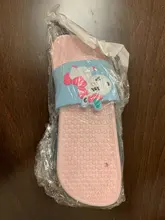 Suihyung-Zapatillas de unicornio arcoíris para niños y niñas, zapatos de playa para niños, pantuflas suaves para interiores