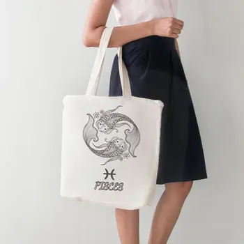

Angemiel Bag Pisces Piscean Tote Shopping Beach Bag