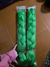 Trenzas de pelo sintético degradado, caja de extensión de cabello trenzado, color rosa, Morado, amarillo, dorado