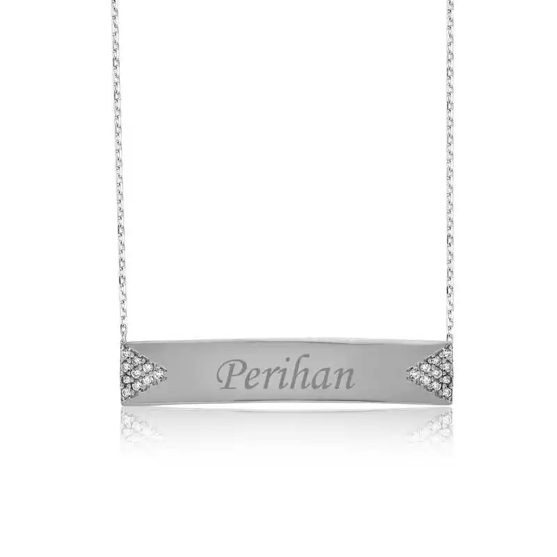 

Silver Is Plate Lady Necklace