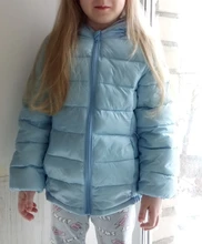 Chaqueta de invierno ultraligera para niñas, prendas de vestir con capucha, mono de nieve para niño, ropa de 2 a 8 años, 2020