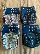 Mordedor venta al por mayor 4 unids/set bebé lavable pañales de tela café cubierta de pañal ajustable & reutilizable pañales de bolsillo envío gratis