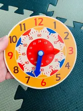 Juguetes de reloj de madera Montessori para niños, hora y minuto, relojes cognitivos, juguetes para niños, preescolar temprano, ayudas para enseñanza