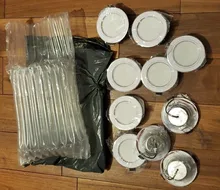 Luces Led de techo empotradas, iluminación de interior, 5W, 9W, 12W, 15W, 18W, Panel de luz Led redondo, 220V