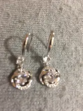 Ear-Jewelry Earrings Silver Korean Sapphire-Siver YANHUI Blue/pink-Color Gift Dating