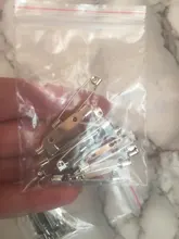 Broche de seguridad de alta calidad, 10 uds., 2,4 cm de longitud, para barra trasera, soporte de insignia, alfileres, joyería DIY