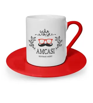 

Personalized The Year 'S Best Uncle Red Turkish coffee Cup