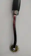 Herramienta de cuero de acero inoxidable de 4mm, rueda de papel de cuero, sobre puntada, ruleta espaciadora, herramientas de costura para manualidades de cuero, Overstitch