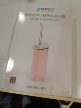 TOOKFUN-irrigador de agua Dental portátil, irrigador bucal ultrasónico para limpieza Dental por pulsos de agua