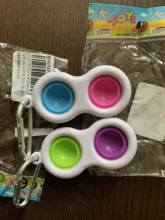 Juguete sencillo con hoyuelos para niños y adultos, juguete para aliviar el estrés, educativo, para edades tempranas, con autismo