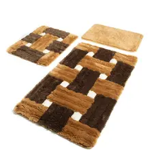 Коврик для ванной | коврик для ванной нескользящие Противоскользящие коврики 3 La Piazza чайный набор 60X100 Cm-50X60 Cm-40X60 см