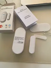 Sensor inteligente de apertura de puerta con Wifi para el hogar, sistema de alarma inalámbrico, detector de puerta, compatible con aplicación Alexa, Google home y Tuya