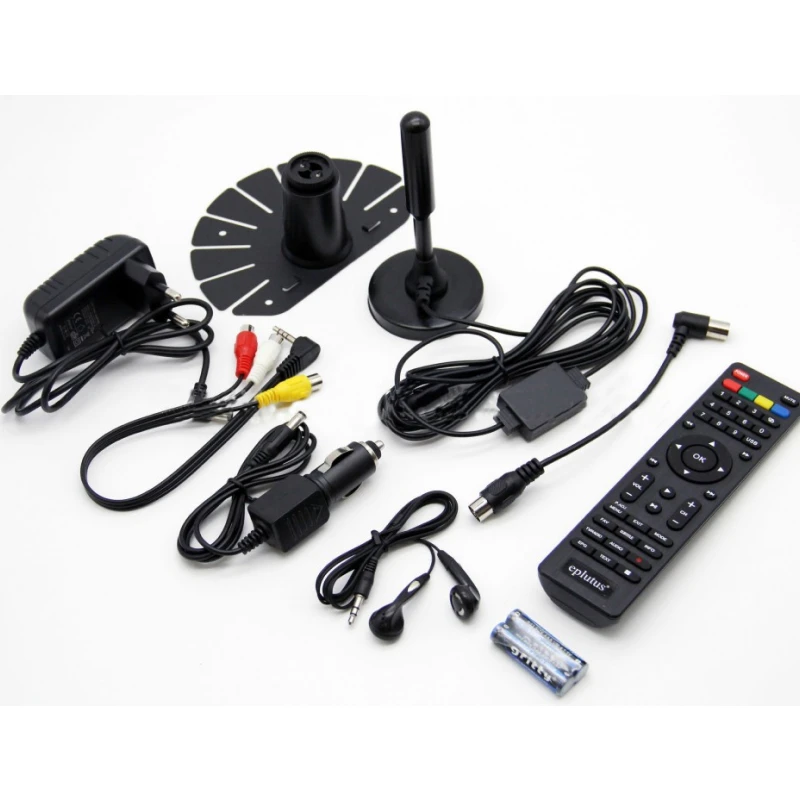 Автомобильный портативный телевизор с DVB T2 7 Eplutus EP 700T (Черный)|Мониторы для авто| |