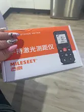 MiLESEEY-Medidor digital de distancia láser, telémetro eléctrico láser con precisión de +-2mm, modelo X6,S5E