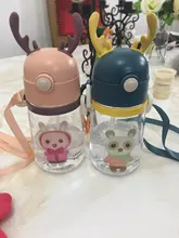 La alimentación de los niños niño recién nacido para bebida de bebé tazas de botellas de agua niños bebiendo sorbete una taza Infantil bebedor Copo con taza Correa