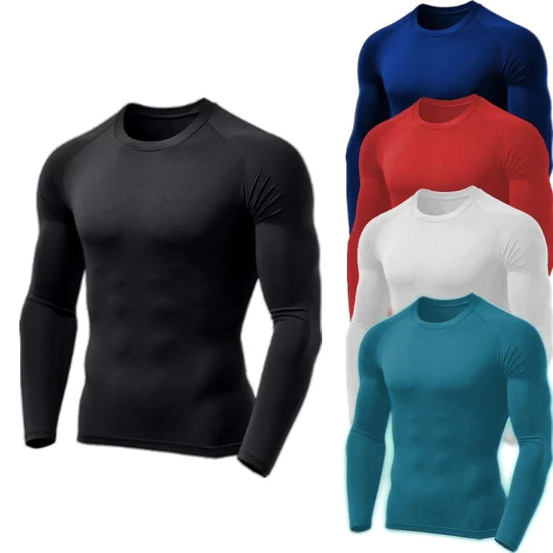 Cycling Thermal Sun Protection Tshirt Compression Second Skin Uv Iced