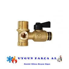 Rubinetto Carico Acqua Per Caldaia Ferroli Cod. 39822090- 10 Pezzi