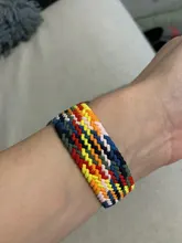 Correa de tela de nailon trenzada para Apple Watch, pulsera elástica de 44mm, 40mm, 38mm y 42mm para iWatch Series 6 SE 5 4 3, 2020