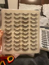 SEXYSHEEP-pestañas postizas 3D naturales, Kit de maquillaje, extensión de pestañas de visón, 8/20 pares, 15-20mm, venta al por mayor