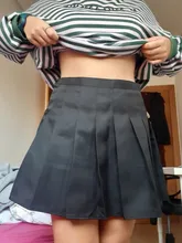 Mini Skirts School-Uniform Female Girl White High-Waist Fashion Women Cute Sweet Pleated