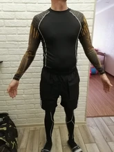 Traje deportivo de LICRA para MMA para hombre, ropa deportiva de secado rápido, kit de entrenamiento de compresión, leggings térmicos, ropa interior