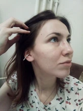 ZHUKOU-pendientes de circonia cúbica con forma de estrella de cristal para mujer, aretes pequeños, clips, joyería de boda, modelo: VE162, 1 pieza, 2020