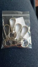 Gatillo giratorio de Metal, 5 uds., 4 tamaños, broche de langosta, gancho a presión, llavero con anilla, cordón de Paracord, artesanía, mochila para exteriores, piezas para mochilas