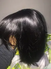 Human-Hair-Wigs Bang Bob Wigs No-Lace Angelbella Remy Full-Machine Straight Brazilian
