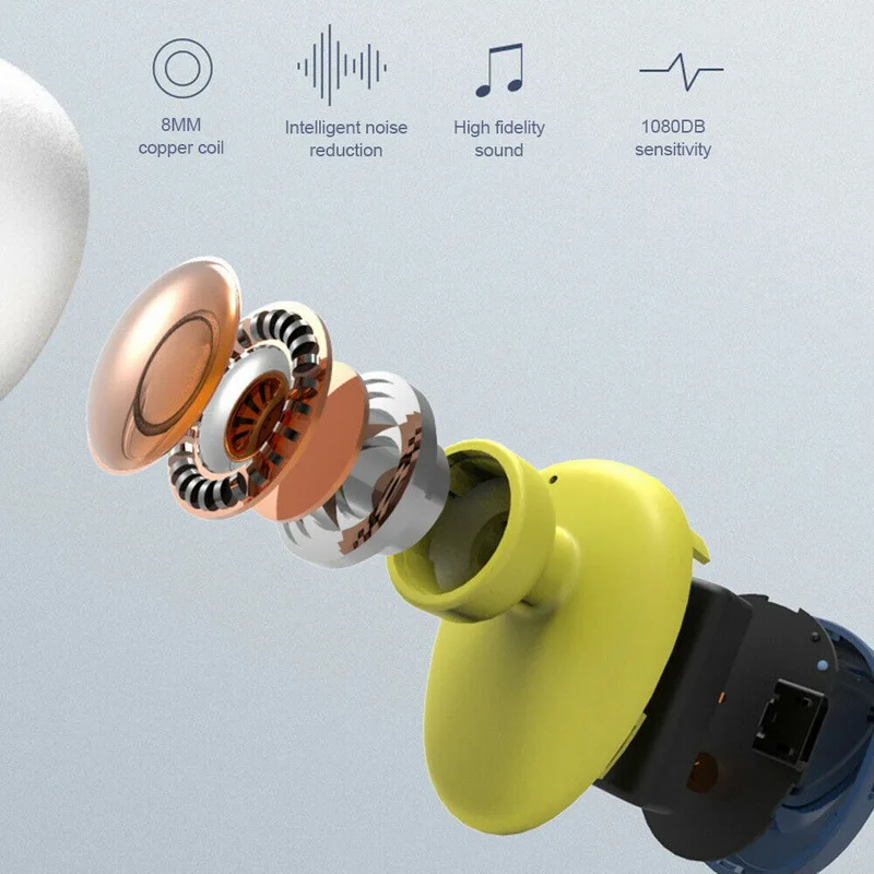 50 шт. набор оригинальные BL02 TWS мини беспроводные Bluetooth наушники спортивные наушники HiFI стерео