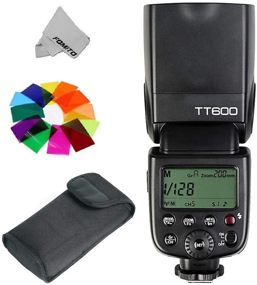 Godox TT600 пульт дистанционного управления 2,4 GHz вспышка для Canon Nikon Pentax Olympus
